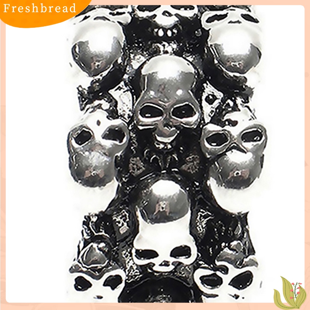 FRESH| 1 Nhẫn Hình Đầu Lâu Bằng Thép Không Gỉ Cho Nam