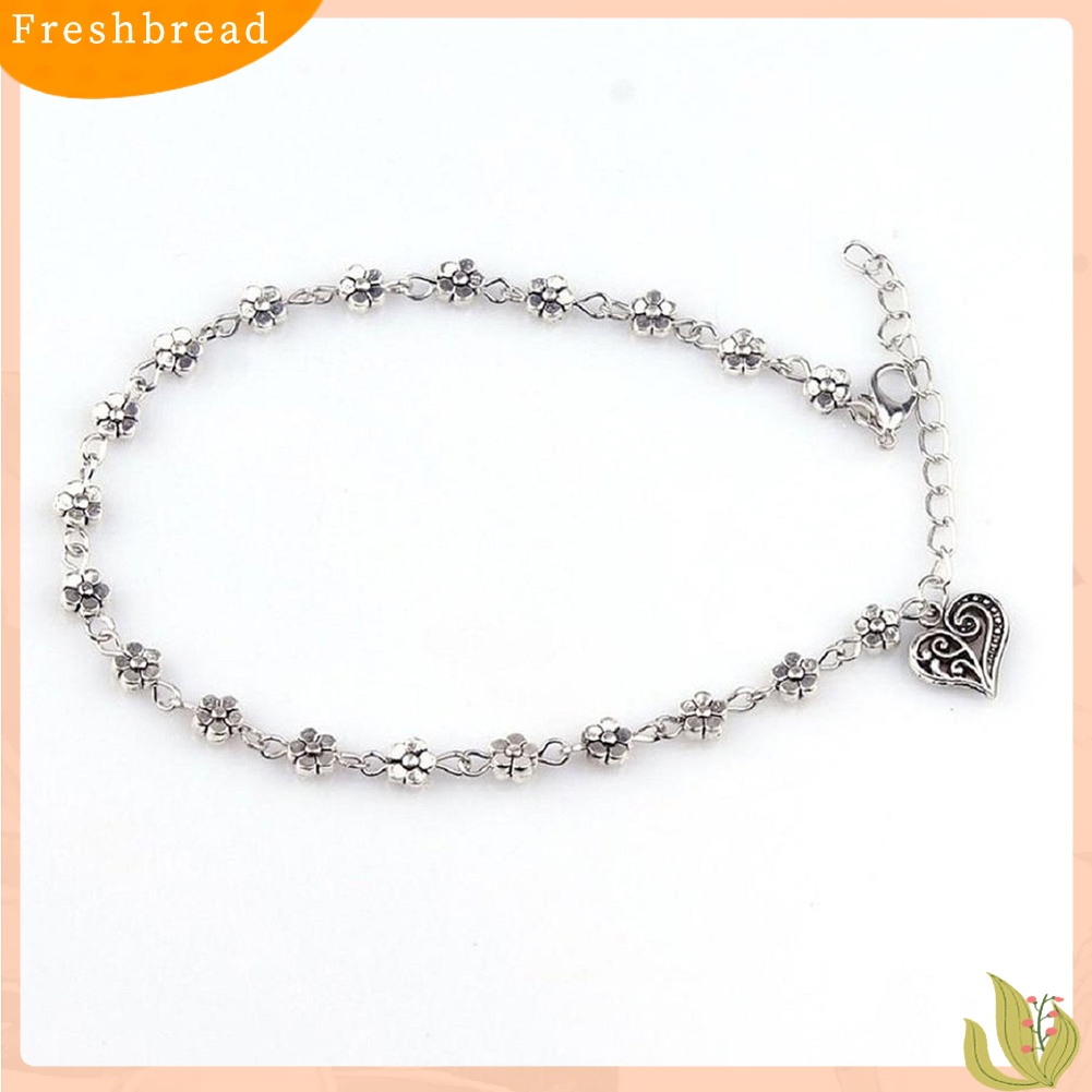 FRESH| Lắc chân mặt hoa và trái tim thời trang cho nữ
