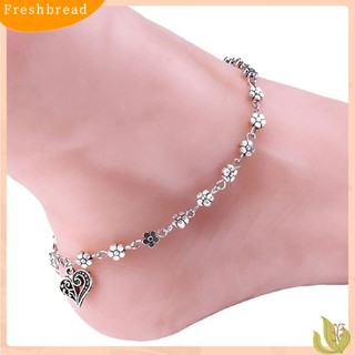 FRESH| Lắc chân mặt hoa và trái tim thời trang cho nữ