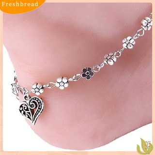 FRESH| Lắc chân mặt hoa và trái tim thời trang cho nữ