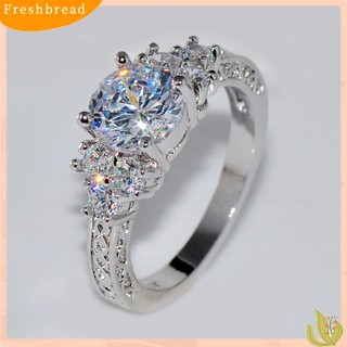 FRESH| Nhẫn nữ đính đá lấp lánh dùng trang trí độc đáo