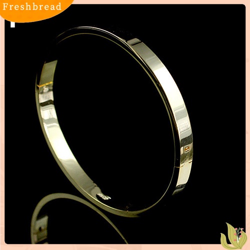 FRESH| Vòng Tay Kim Loại Thiết Kế Đơn Giản Thời Trang Unisex