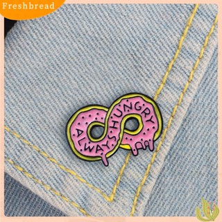 FRESH| Ghim Cài Ba Lô Denim Tráng Men Hình Bánh Donut Dễ Thương Cho Nam Và Nữ
