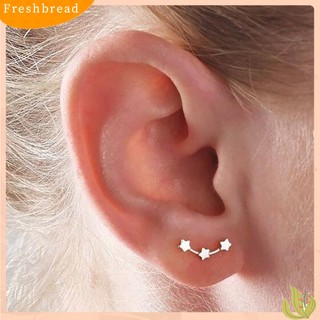 FRESH| 1 Đôi Bông Tai Hình Ngôi Sao Nhỏ Thanh Lịch Thời Trang Dành Cho Nữ