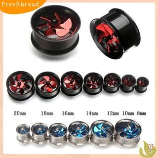 {FRESH} Khuyên nong tai hình cánh quạt 8-20mm phong cách thời trang