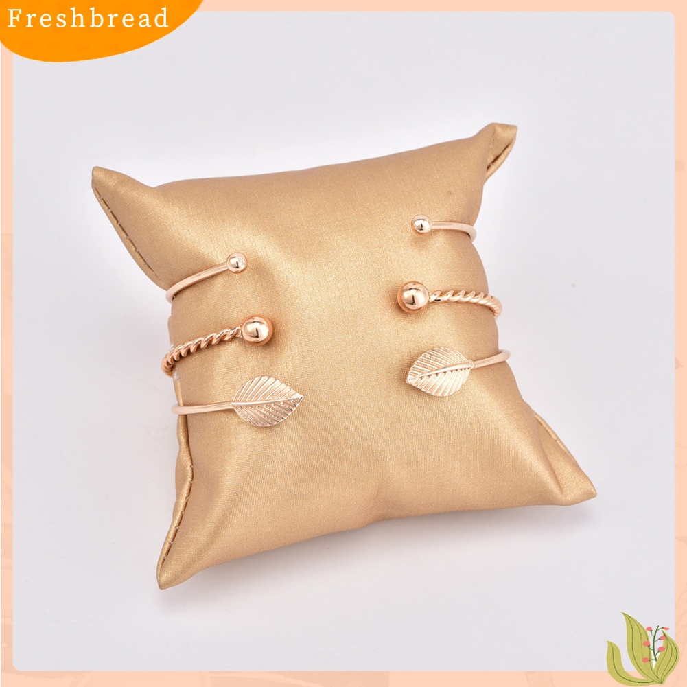 Bộ 2/3 vòng tay dạng hở hình mũi tên/thắt nút/lá đơn giản,sang trọng dành cho nữ