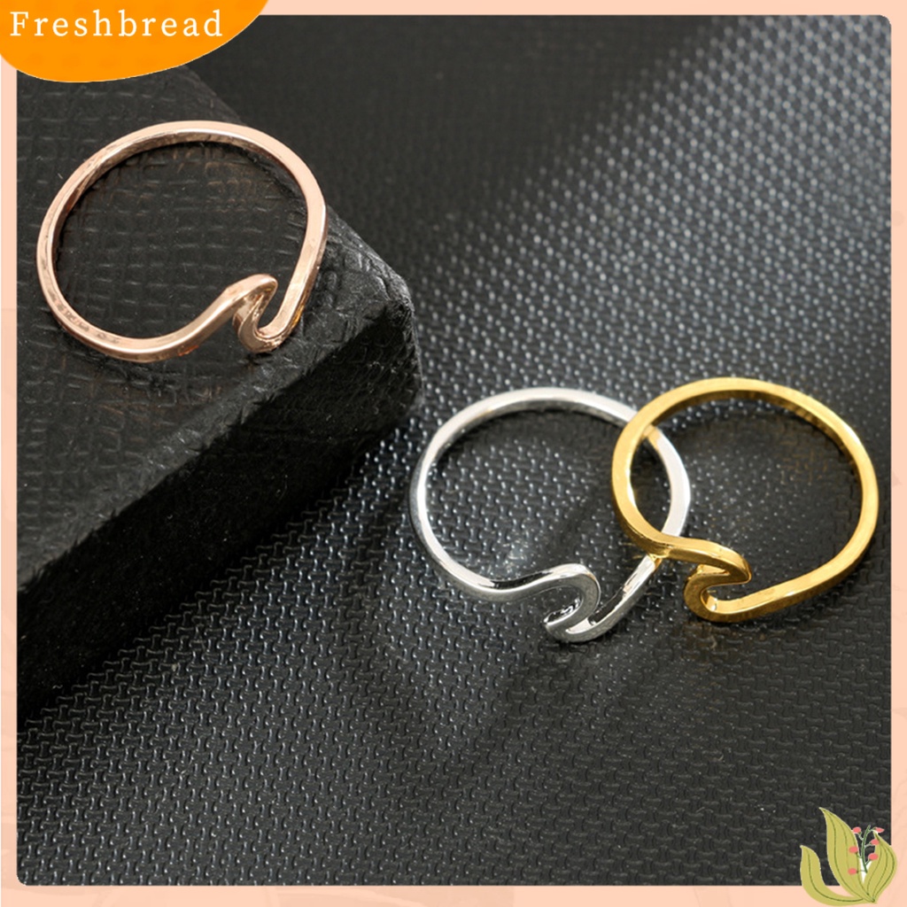 FRESH| Nhẫn thời trang hình ngọn sóng cá tính ấn tượng