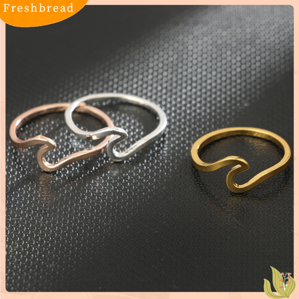 FRESH| Nhẫn thời trang hình ngọn sóng cá tính ấn tượng