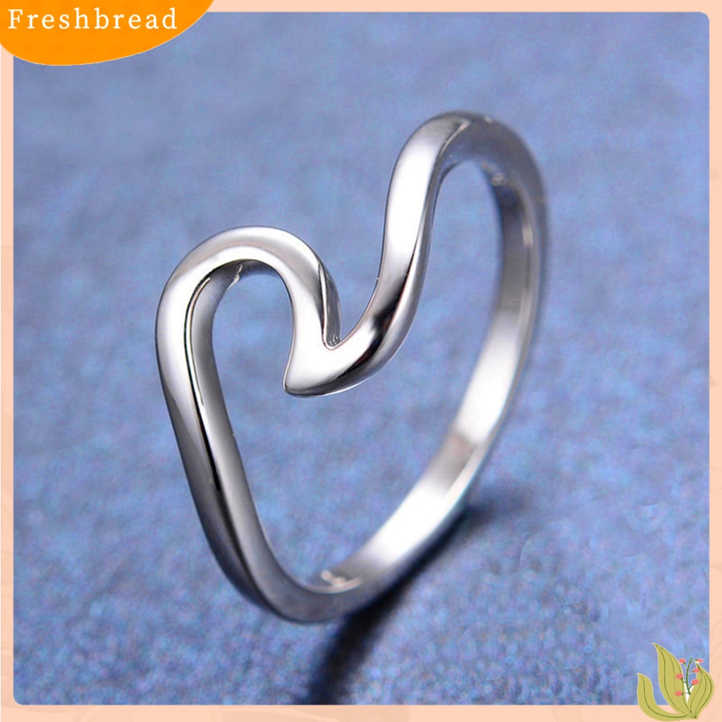 FRESH| Nhẫn thời trang hình ngọn sóng cá tính ấn tượng