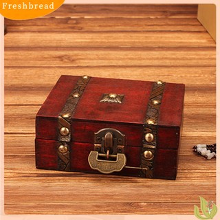 {FRESH} Hộp Gỗ Đựng Trang Sức Phong Cách Vintage Ốp