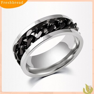 FRESH| Nhẫn họa tiết dây xích phong cách cổ điển cho nam và nữ