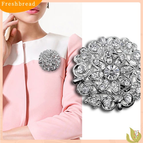 FRESH| Cài áo bông hoa đính đá sang trọng cho nữ