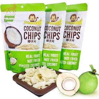 TLY- Dừa sấy giòn Glass Crispconut chip Snacks Fruit Food