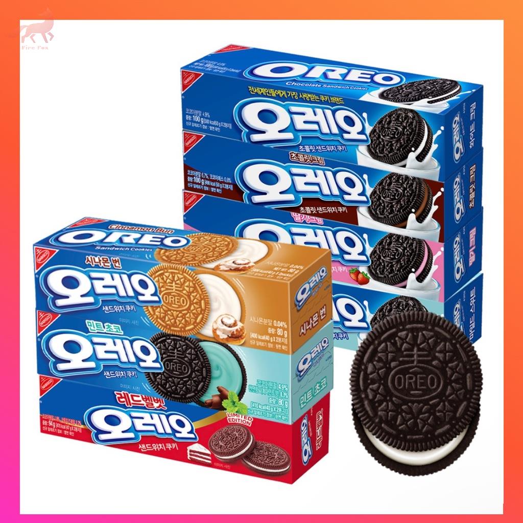 Bộ sưu tập Oreo Hàn Quốc Bánh quy Oreo Bánh quy ngon nhất Sôcôla bạc hà Dâu ​​Kem quế Bánh quy Oreo Sandwich