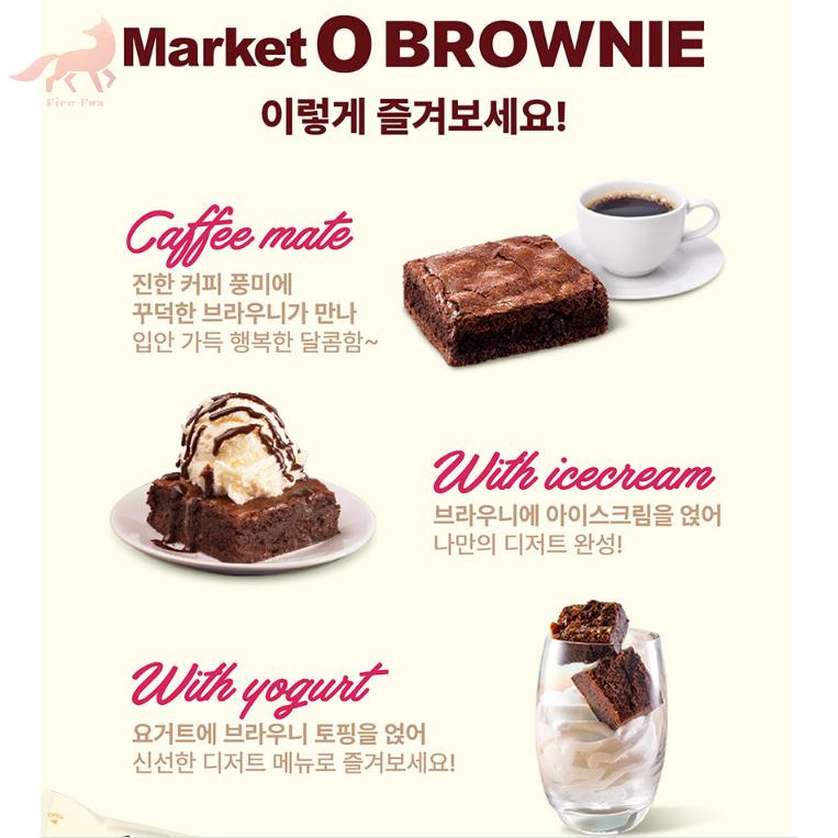 Bánh Snack Hàn Quốc Real Brownie 6EA 120g