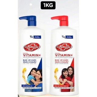Sữa tắm Lifebuoy 1kg bảo vệ khỏi vi khuẩn