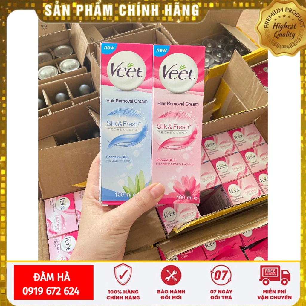 [Sẵn] Kem Tẩy Lông VEET 100 ml