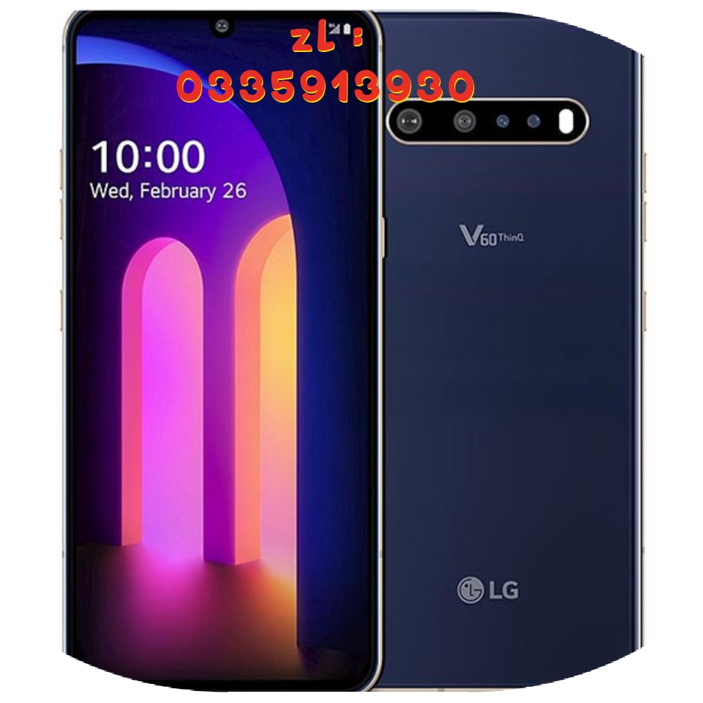 Điện thoại LG V60 ThinQ Hỗ trợ 5G 8G/125Gb Bản chính hãng đầy đủ phụ kiện. zin moi 100%