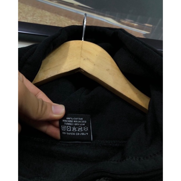 Áo Hoddie Nỉ Bông Stussy Xí Ngầu From Rộng trang điểm Cao Cấp.