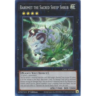 Thẻ Bài Yugioh Baromet the Sacred Sheep Shrub - CYAC-EN097 - Super Rare 1st Edition