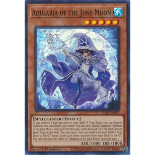 Thẻ Bài Yugioh Adularia of the June Moon - CYAC-EN095 - Super Rare 1st Edition