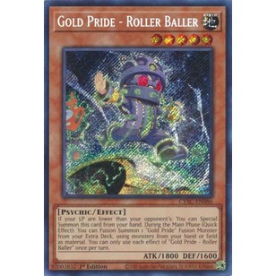 Thẻ Bài Yugioh Gold Pride - Roller Baller - CYAC-EN086 - Secret Rare 1st Edition