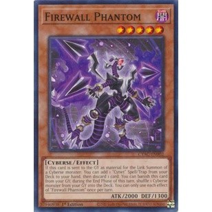 Thẻ bài yugioh firewall phantom - cyac-en002 - common 1st edition
