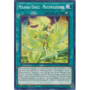Thẻ bài yugioh mikanko dance - mayowashidori - cyac-en062 - common 1st edition