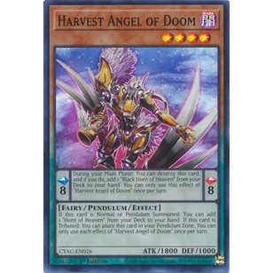 Thẻ Bài Yugioh Harvest Angel of Doom - CYAC-EN026 - Super Rare 1st Edition