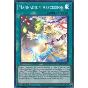 Thẻ Bài Yugioh Mannadium Abscission - CYAC-EN057 - Super Rare 1st Edition