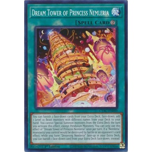 Thẻ Bài Yugioh Dream Tower of Princess Nemleria - CYAC-EN059 - Common 1st Edition