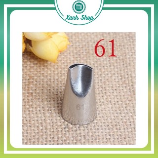 Đui 61, đui bắt kem/ bắt cánh hoa cong bằng thép ko gỉ 304