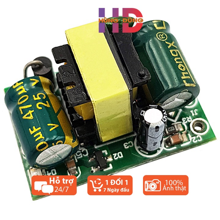 Mạch nguồn xung 220V sang 12V 450mA nguồn bếp điện 220VAC-12VDC 450mA 5W