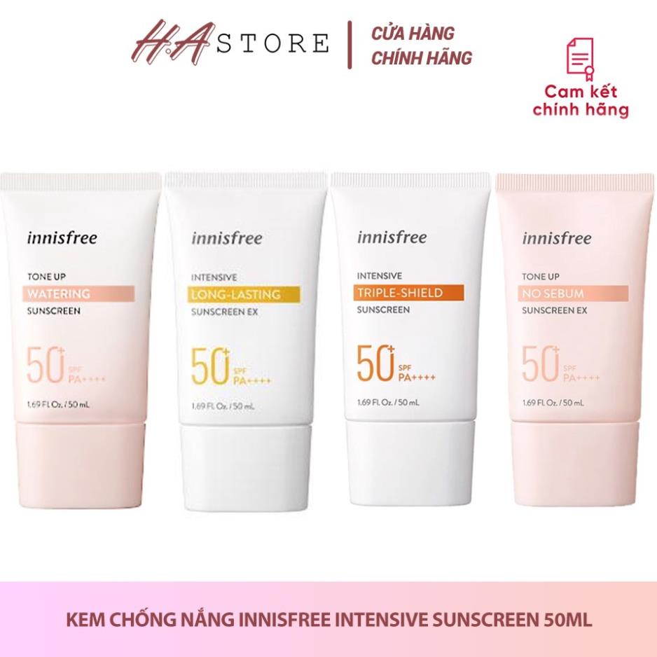 [Chính Hãng] Kem Chống Nắng Innisfree Intensive Sunscreen SPF50 PA+++ 50ml