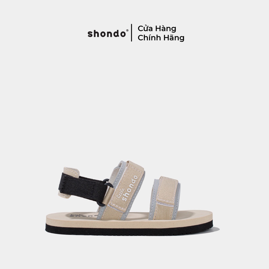 Giày Trẻ Em Shondo Sandals Little Xám Be LIT0101