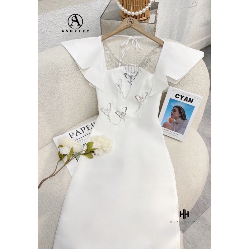 SÉT CÁNH BƯỚM  -ÁO DÀI KÈM CHÂN VÁY