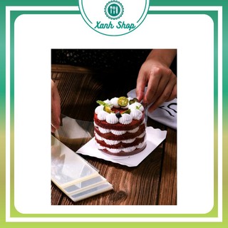10m cuộn mica cứng bọc thành bánh Mousse (cao 8cm, 10cm)