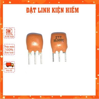 (Ship từ 10 CHIẾC) Thạch anh 16M (3 chân) ZTT 16.00MX màu cam linh kiện điện tử mới chính hãng 100%
