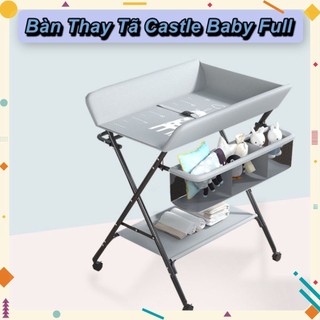 Bàn Thay Tã Gấp Gọn Castle Baby Full - Retailboss