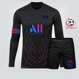 Áo bóng đá PSG thun lạnh dài tay đẹp