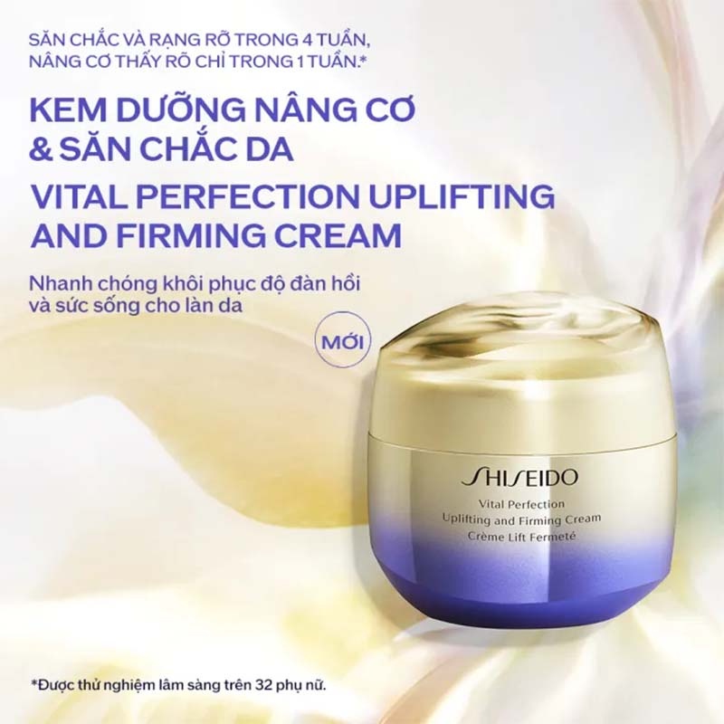 Kem dưỡng da Shiseido Vital-Perfection Uplifting and Firming Cream 75ml