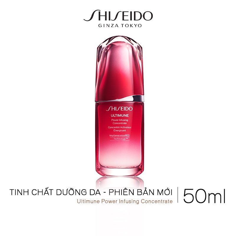 [Mã COSLUX09 giảm 120K đơn 1500K] Tinh chất (serum) dưỡng da Shiseido Ultimune Power Infusing Concentrate 50ml