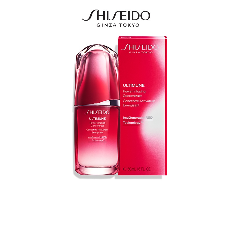 [Mã COSLUX09 giảm 120K đơn 1500K] Tinh chất (serum) dưỡng da Shiseido Ultimune Power Infusing Concentrate 50ml