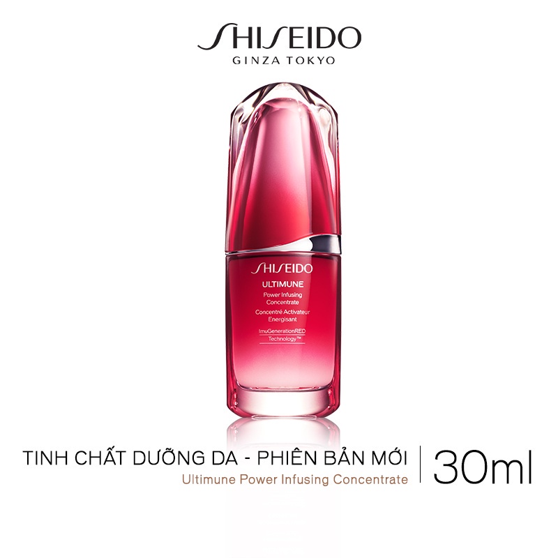 [Mã COSLUX09 giảm 120K đơn 1500K] Tinh chất (serum) dưỡng da Shiseido Ultimune Power Infusing Concentrate 30ml