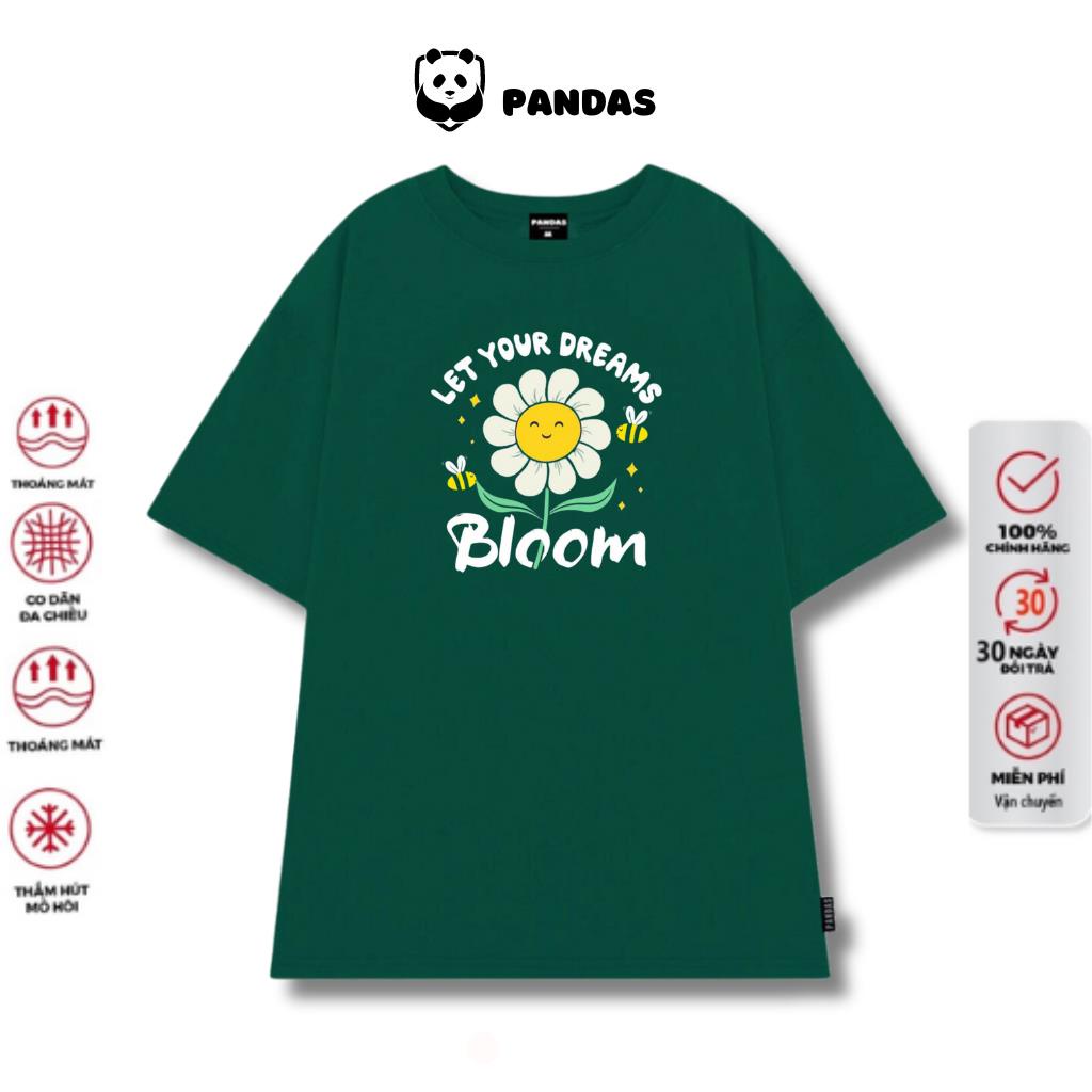 Áo thun form rộng tay lỡ, áo phông basic tay lỡ form rộng chất liệu cotton Pandas AT42 sỉ ib