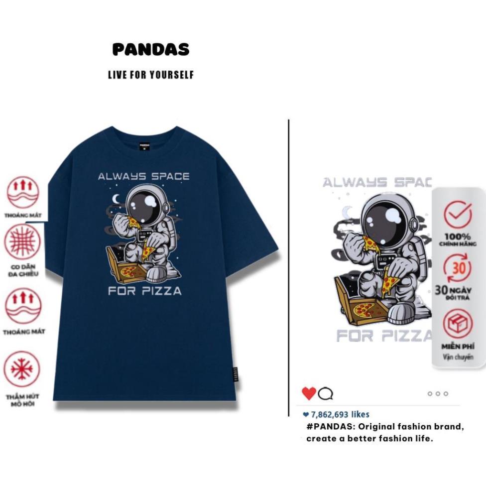 Áo phông tay lỡ unisex form rộng, áo thun nữ unisex ty lỡ kiểu Hàn Quốc oversize Pandas AT64 sỉ ib