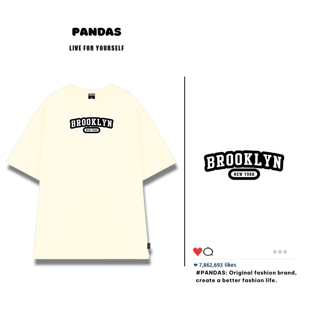 Áo thun unisex nam nữ form rộng , áo phông unisex form rộng tay lỡ chất cotton oversize mềm mịn Pandas AT48 sỉ ib | BigBuy360 - bigbuy360.vn