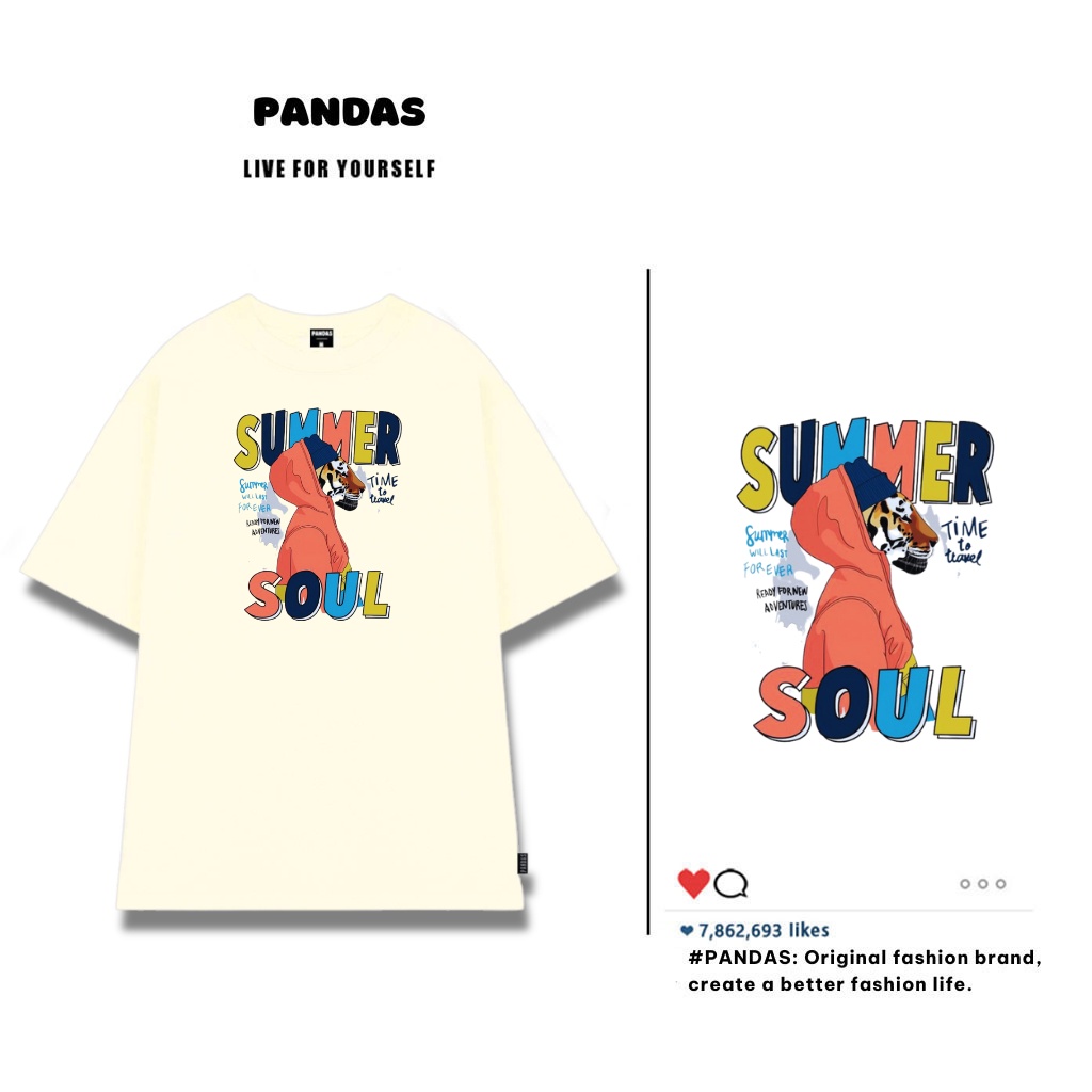 Áo phông unisex form rộng tay lỡ, áo thun nữ unisex chất cotton mềm mịn Pandas AT12 sỉ ib | BigBuy360 - bigbuy360.vn