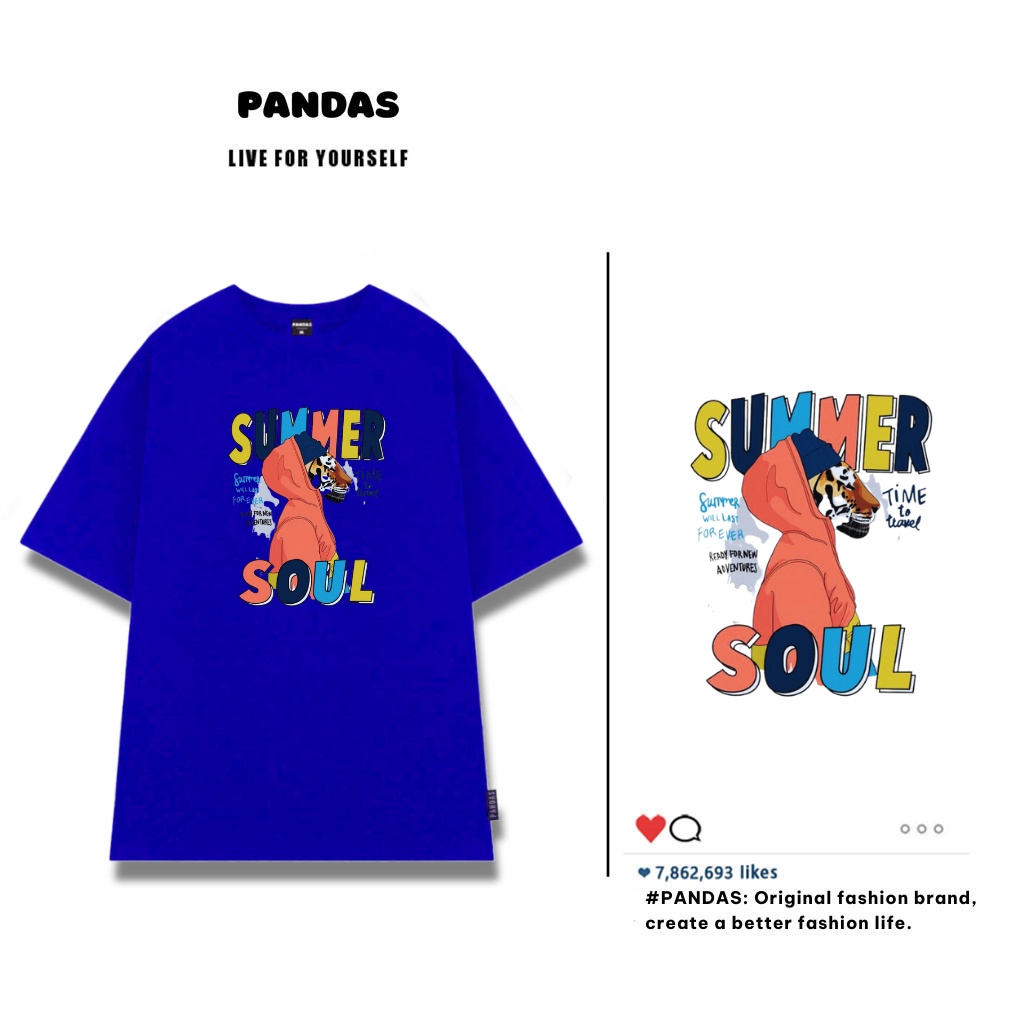 Áo phông unisex form rộng tay lỡ, áo thun nữ unisex chất cotton mềm mịn Pandas AT12 sỉ ib | BigBuy360 - bigbuy360.vn