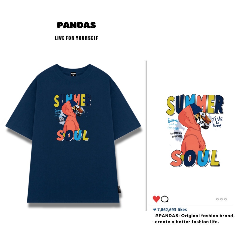 Áo phông unisex form rộng tay lỡ, áo thun nữ unisex chất cotton mềm mịn Pandas AT12 sỉ ib | BigBuy360 - bigbuy360.vn